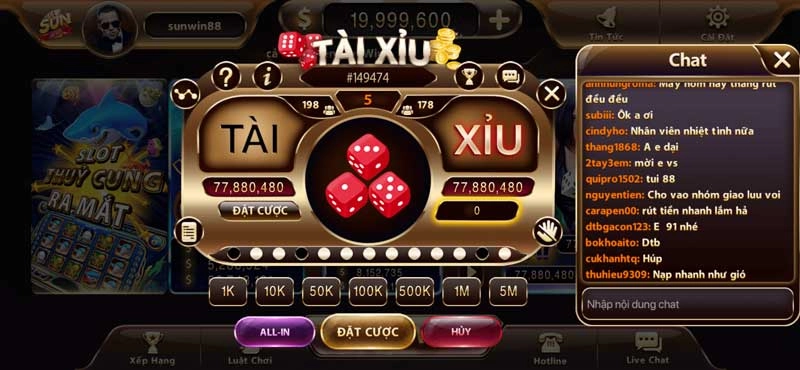 Hướng dẫn chơi tài xỉu Sunwin